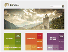 Tablet Screenshot of leuk.ch